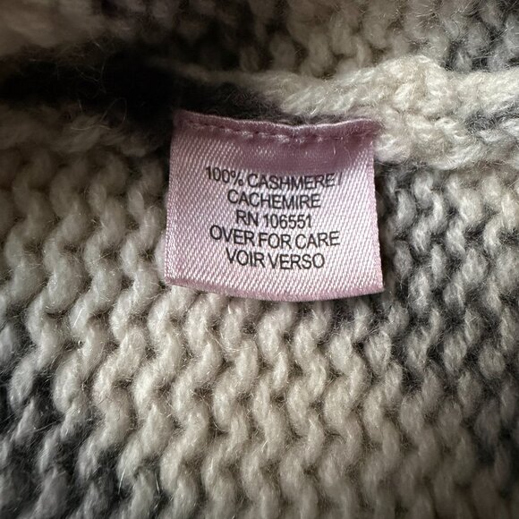 CALYPSO St. Barth 100% Cashmere Animal Print Zebra Sweater Small - Picture 9 of 9